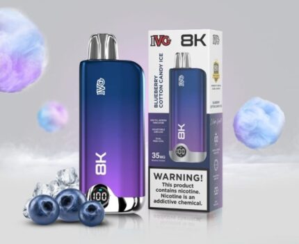 ivg original disposable vape 8k puffs 35 mg rechargeable premium display with sleek design 1