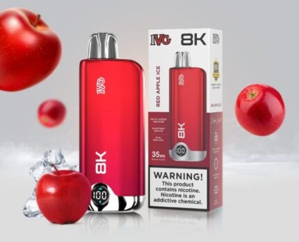 ivg original disposable vape 8k puffs 35 mg rechargeable premium display with sleek design 6