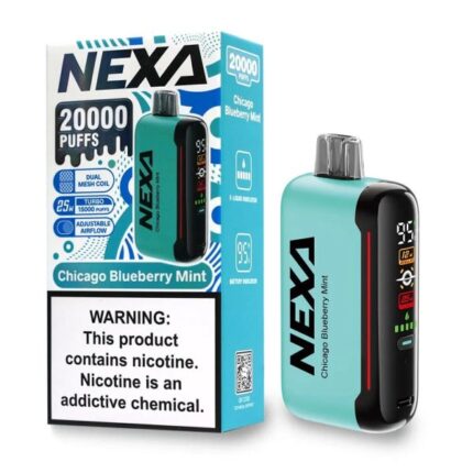 nexa n20000 disposable pod 20000 puffs rechargeable turbo mode dual mesh coil 4
