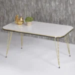 White Tea Table Wood Set – coffee table
