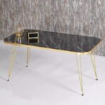 Black Goldy Nesting Tables Set – coffee table
