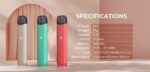 uwell-popreel-n1-pod-system-kit-520mah-2ml-strawberry-flavour-best-quality-pod-vape-e-cigarette-random-color-without-display - 2