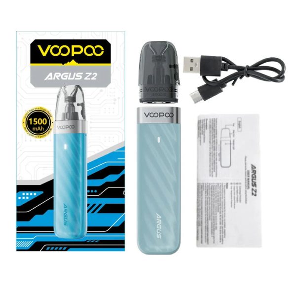voopoo argus z2 pod kit 1500mah battery 3ml cartridge auto draw type c charging random color 1